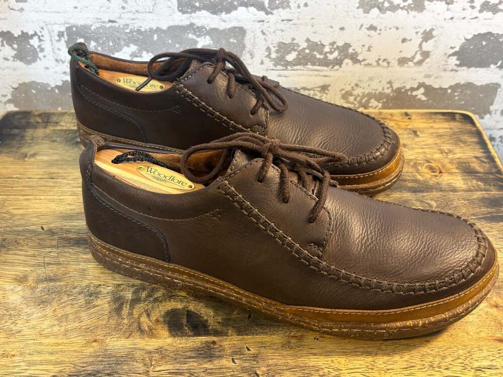 Clarks Originals Mens Trapell Pace - Dark Brown Lea Casual Men 9.5 uk 42.5 - Picture 2 of 10